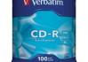 Verbatim CD-R 700MB 52x Extra Protection cake 100